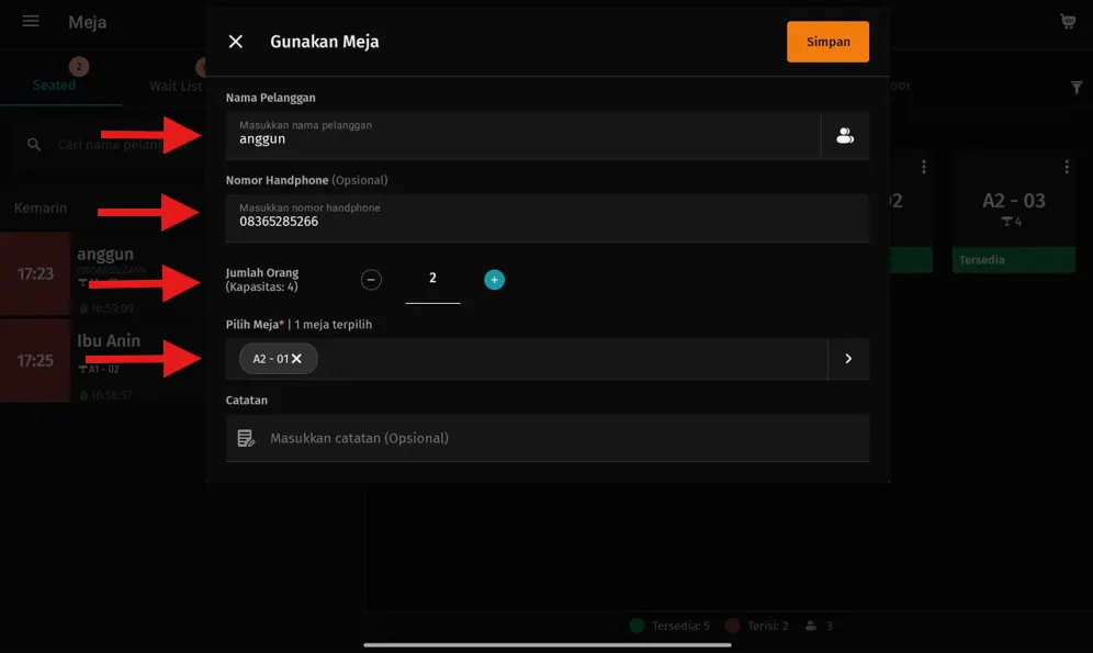 Cara cetak label pesanan baru